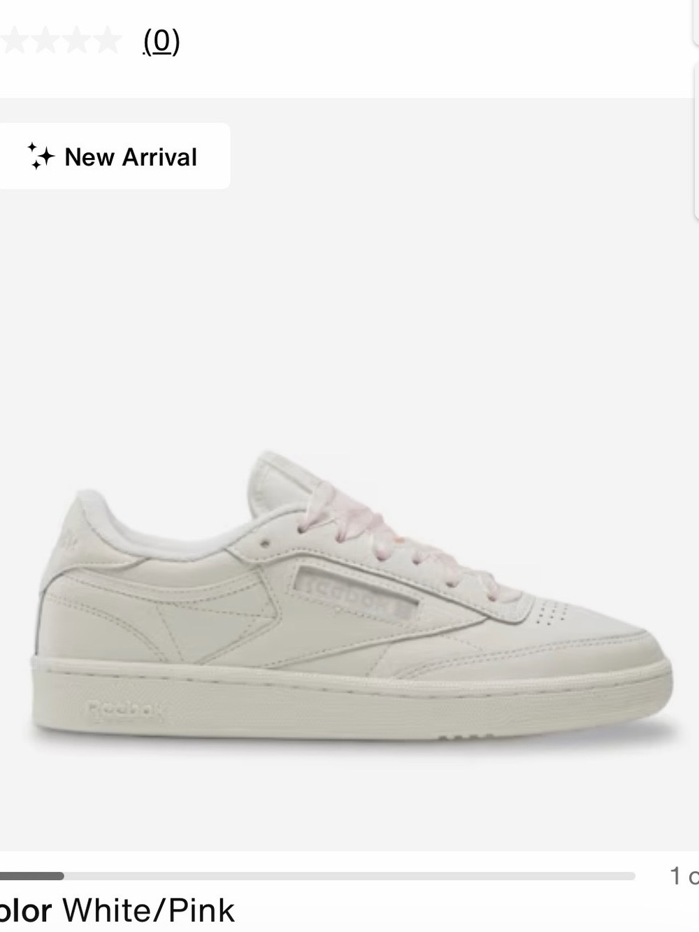 Reebok Club C 85 pink size 6.5